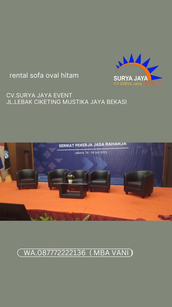 Sewa Sofa Oval Duri Selatan Tambora Jakarta Barat