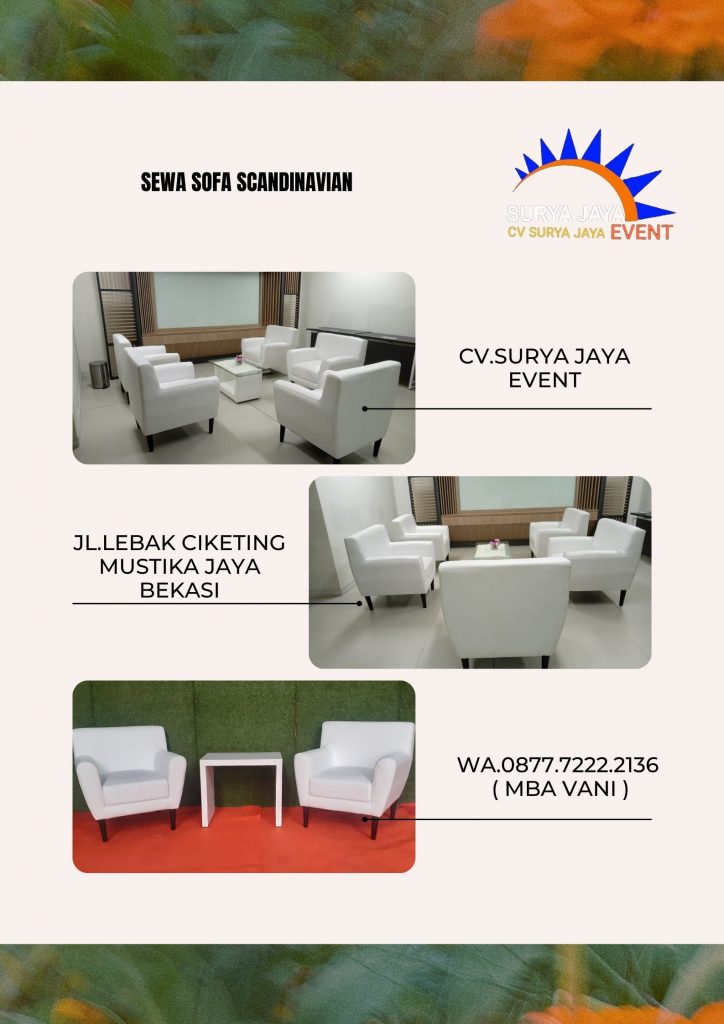 Sewa Sofa Scandinavian Kampung Melayu Jatinegara Jakarta Timur