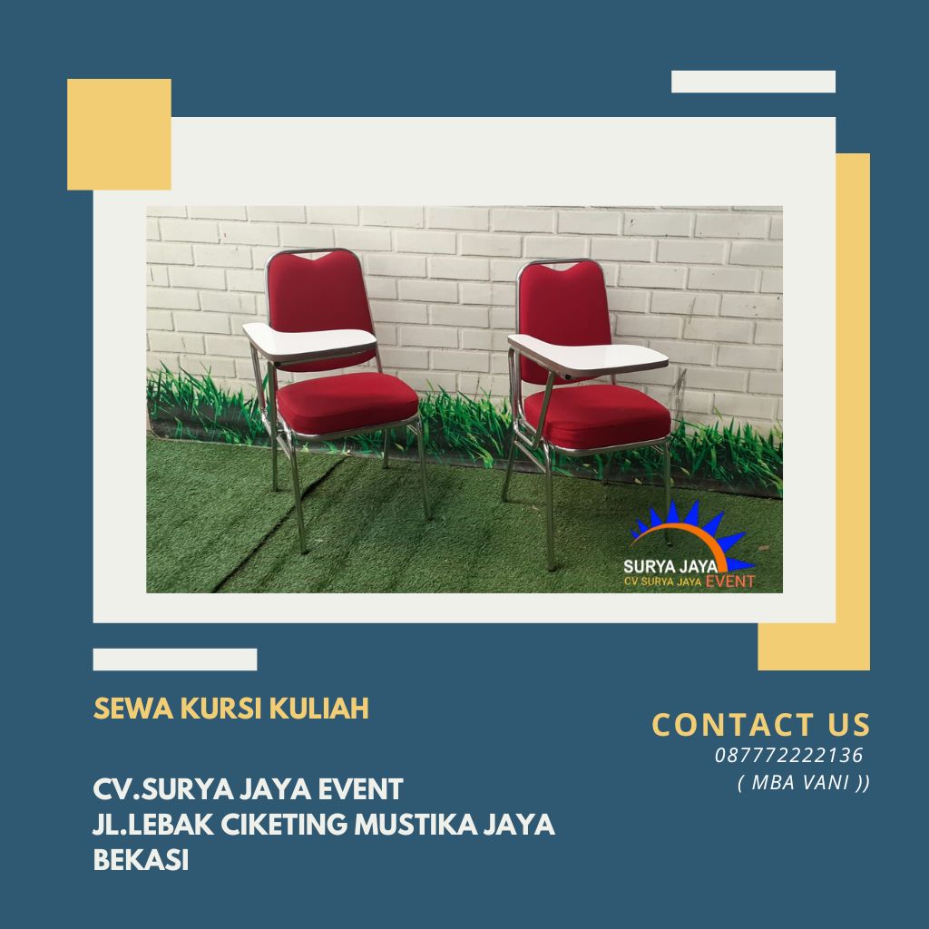 Rental Kursi Kuliah Di Cilegon Banten Harga Murah