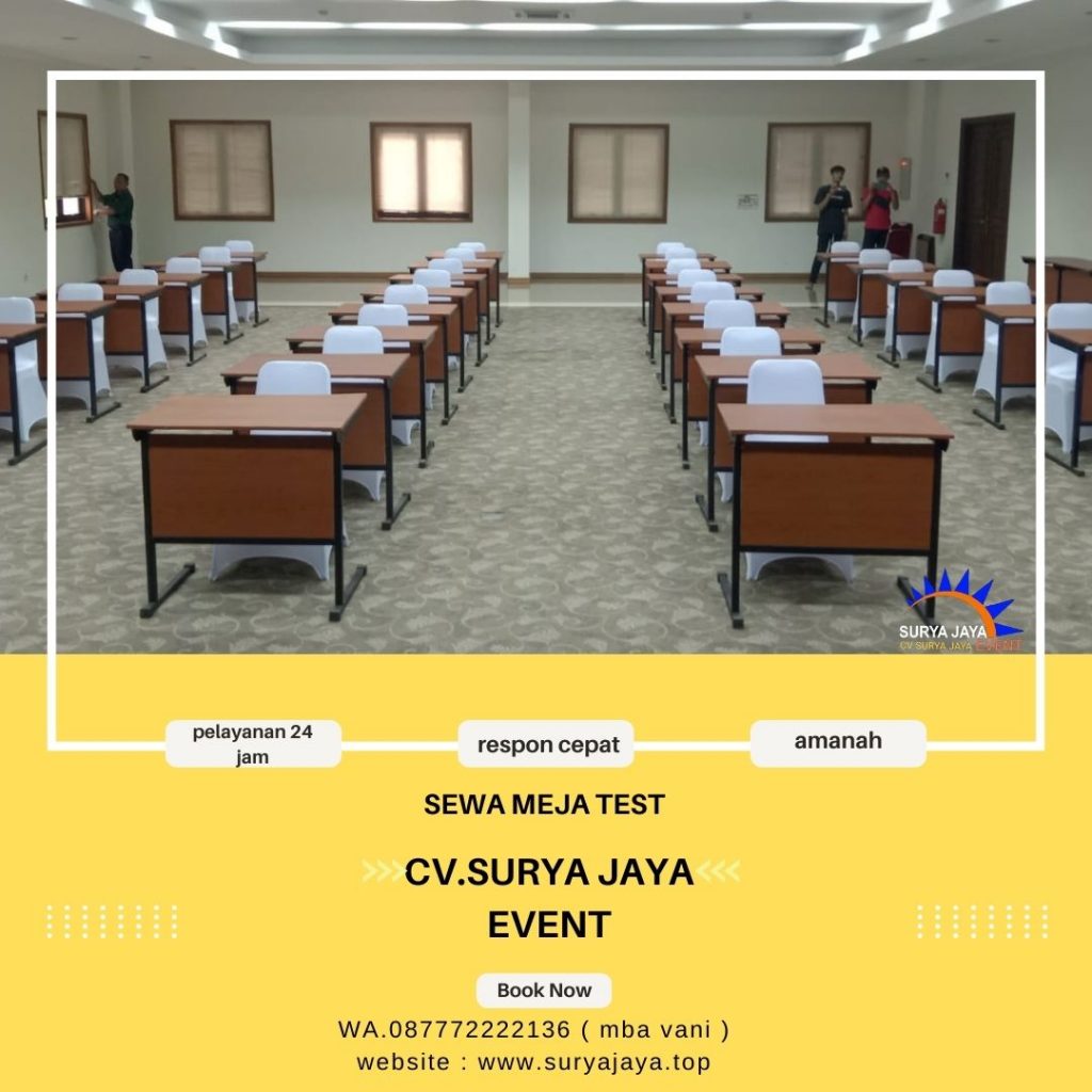 Rental Meja Test Di Kawasan Sentul Bogor