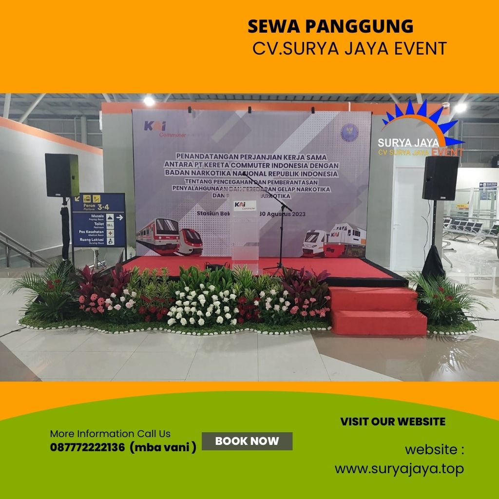 Rental Panggung Acara Siap Bongkar Pasang Tepat Waktu