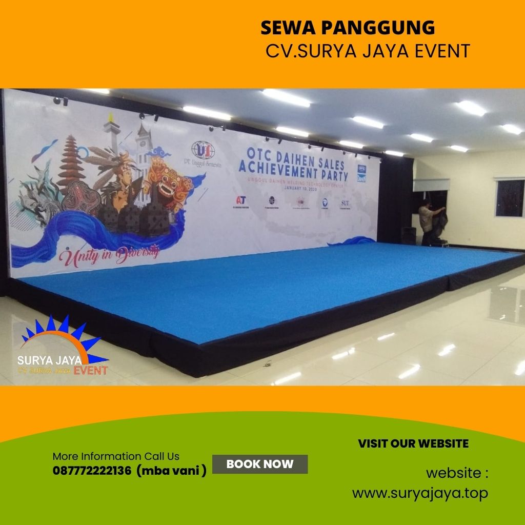 Rental Panggung Acara Siap Bongkar Pasang Tepat Waktu