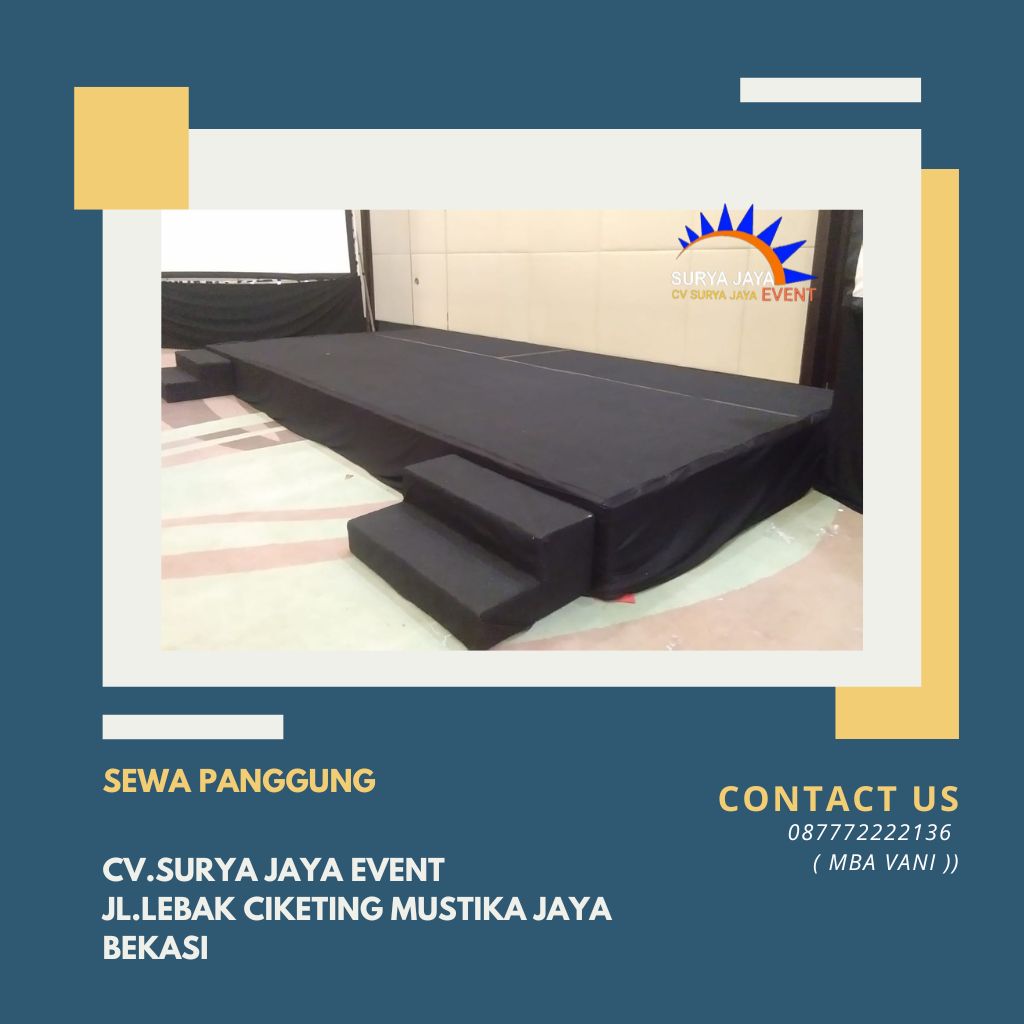 Rental Panggung Gembong Balaraja Tangerang Siap Bongkar Pasang