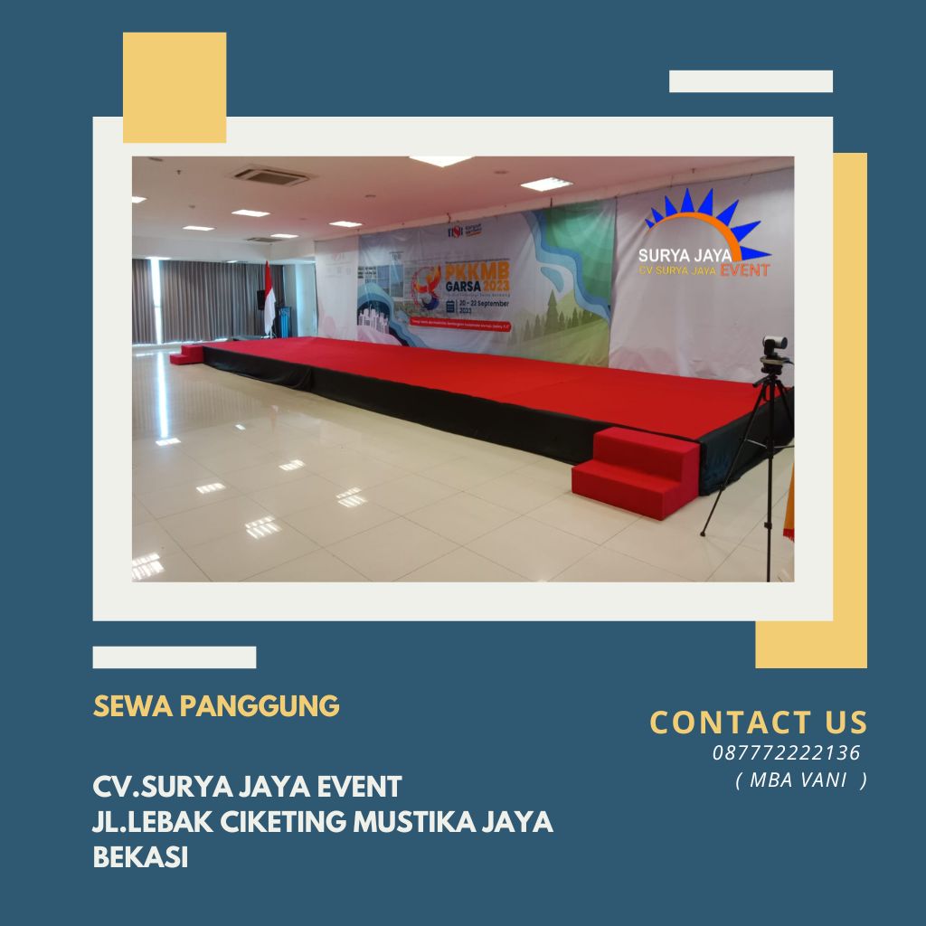 Rental Panggung Gembong Balaraja Tangerang Siap Bongkar Pasang