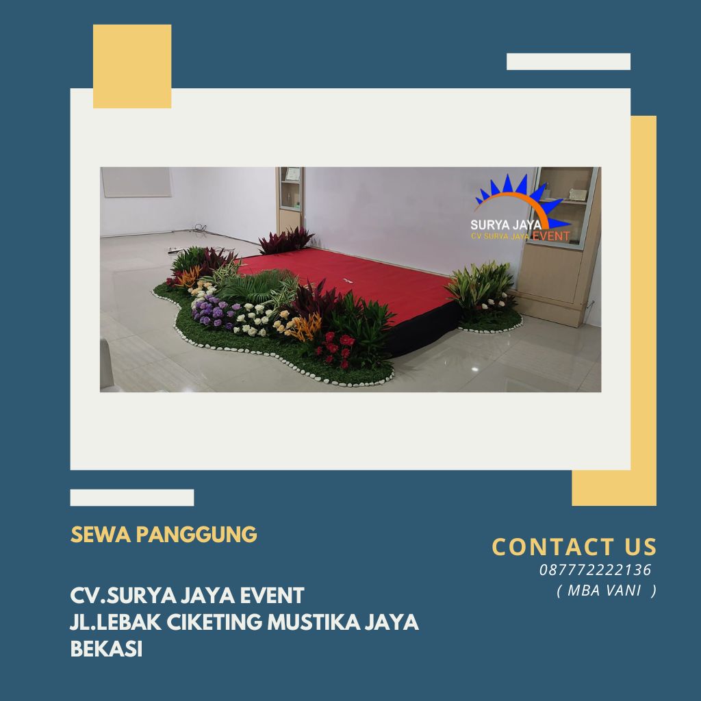 Rental Panggung Gembong Balaraja Tangerang Siap Bongkar Pasang