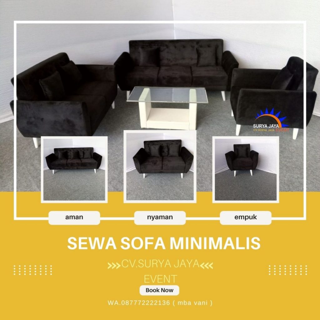 Rental Sofa Minimalis Di Kawasan Industri Sentul Bogor