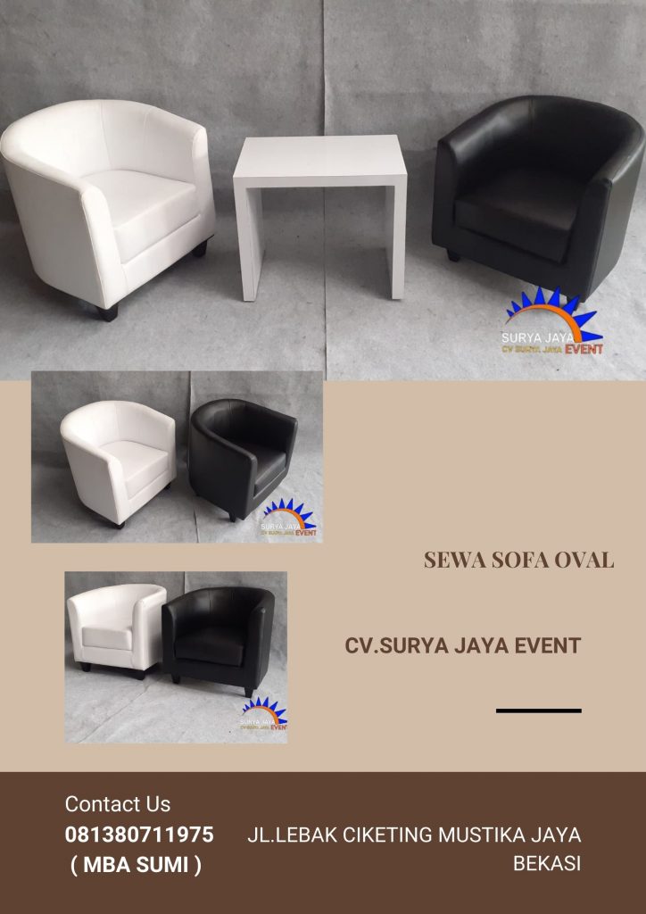 Rental Sofa Oval Di Cibinong Center Industrial Estate Bogor