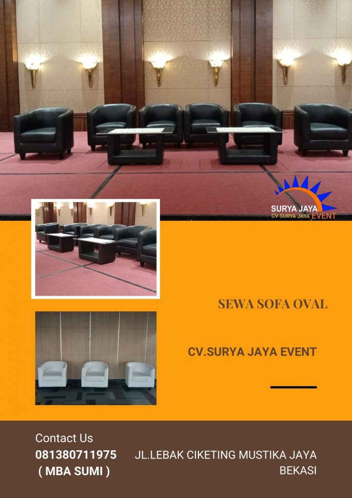 Rental Sofa Oval Di Cibinong Center Industrial Estate Bogor