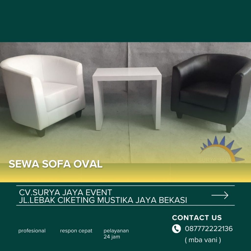 Rental Sofa Oval Di Karawang International Industrial City Bekasi