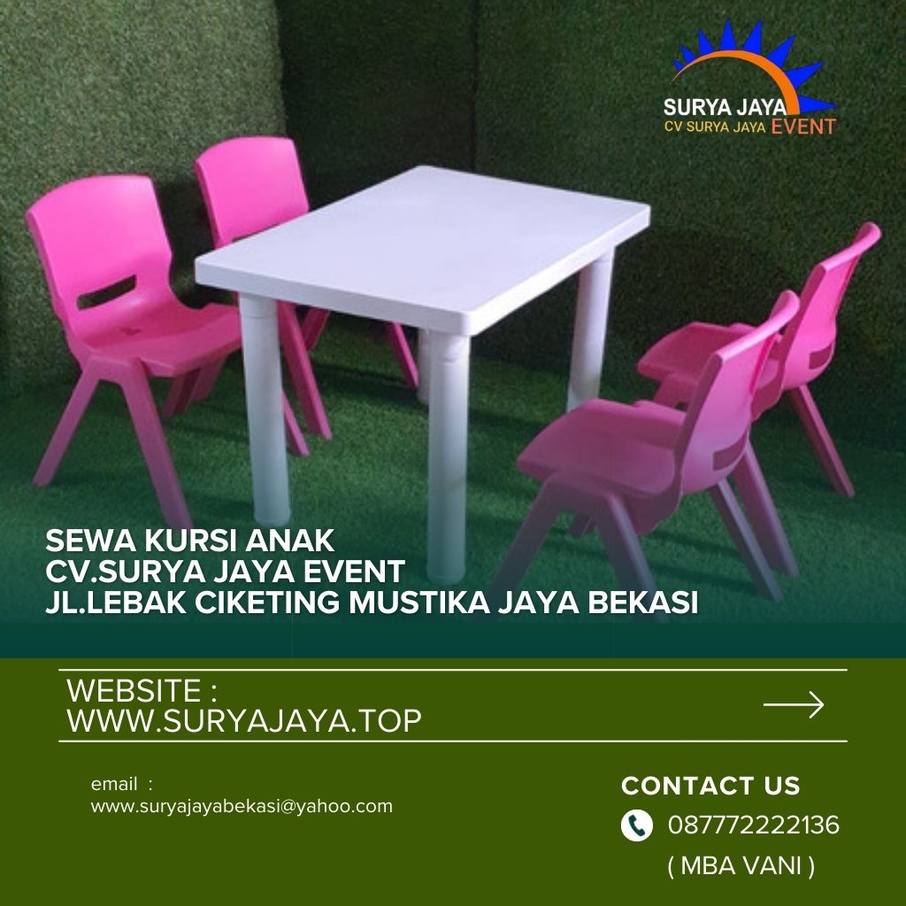 Sewa Kursi Anak Di International Industrial Estate Bekasi