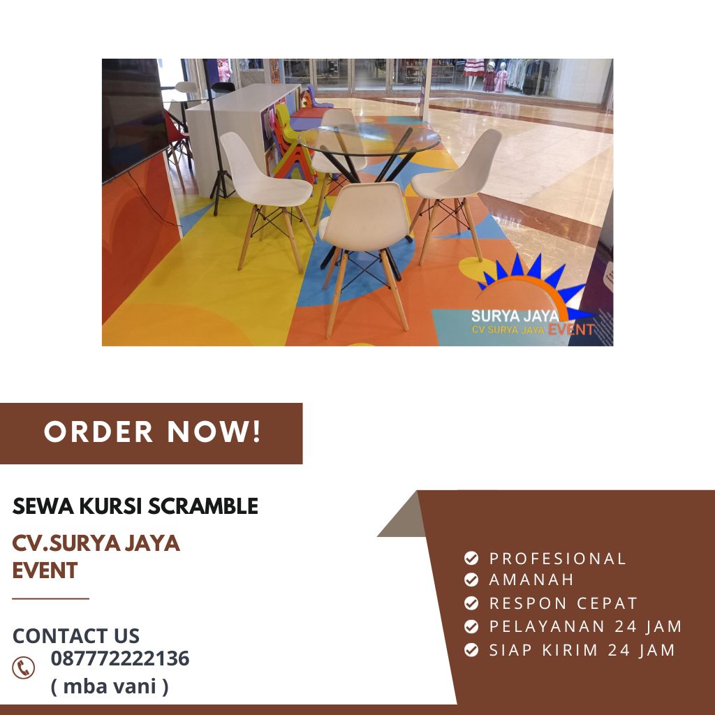Tempat Penyewaan Kursi Scramble Di Purwakarta Citalang Cipaisan