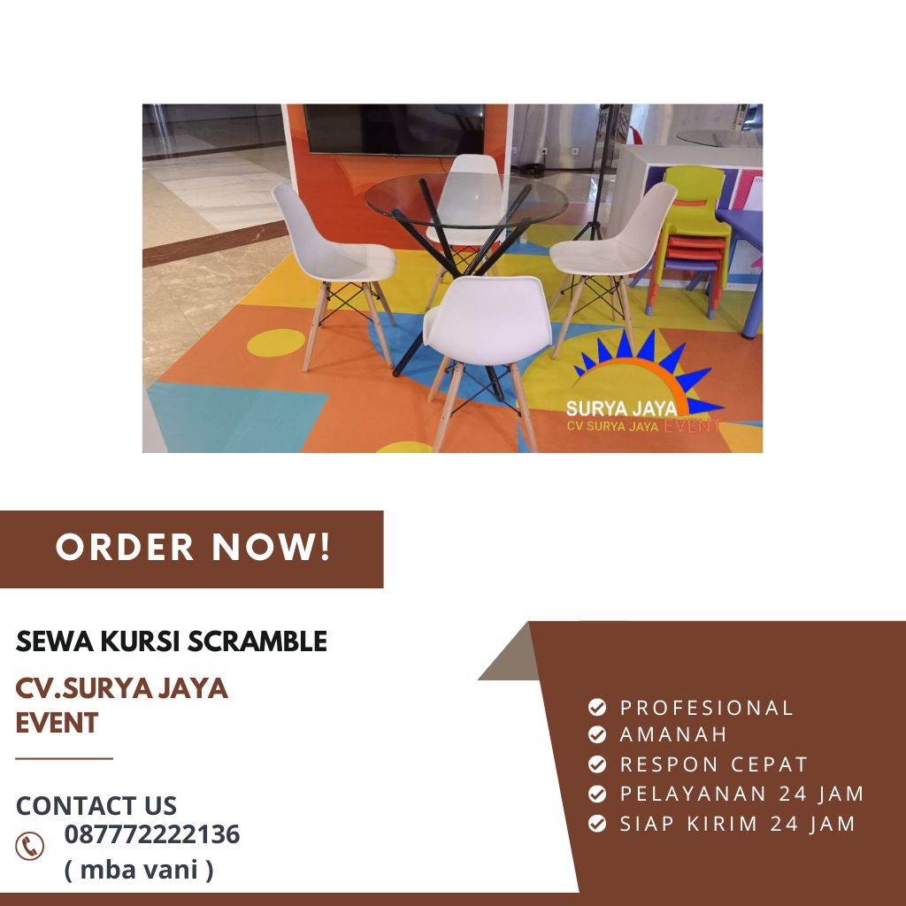 Tempat Penyewaan Kursi Scramble Di Purwakarta Citalang Cipaisan
