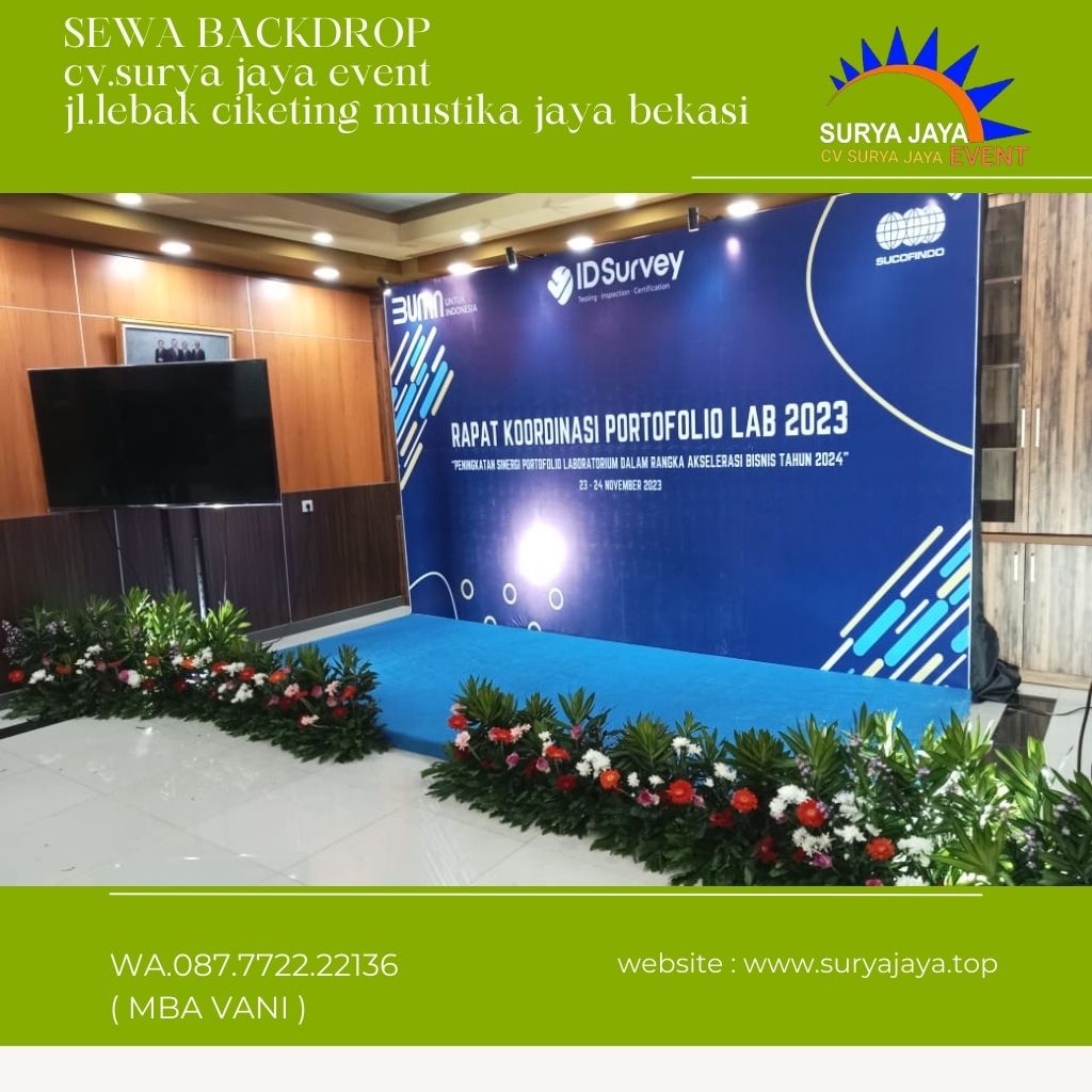 Rental Backdrop Bogor Selatan Siap Kirim Dan Pasang