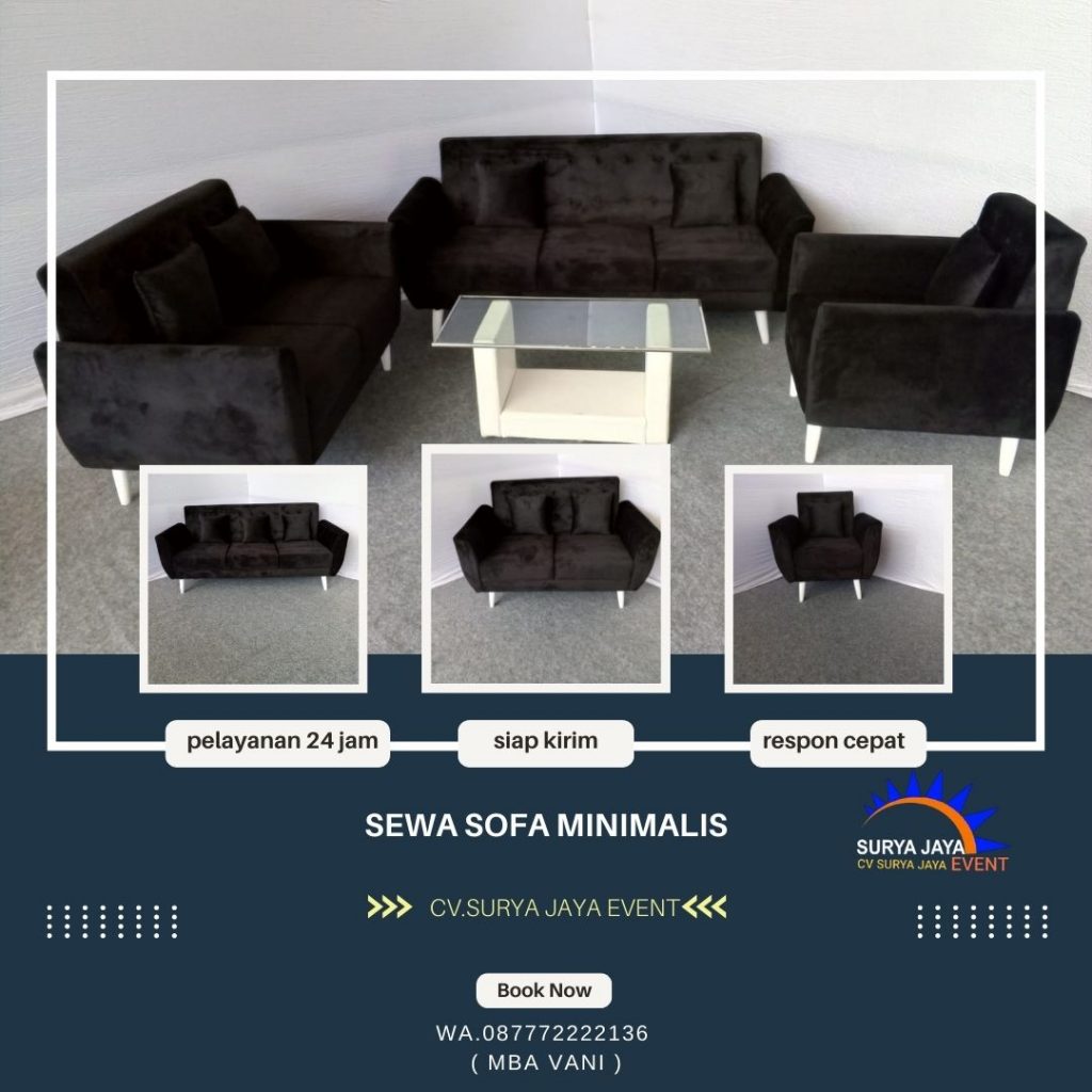 Sewa Sofa Minimalis Pelayanan Terbaik Jakarta Selatan Harga Murah 