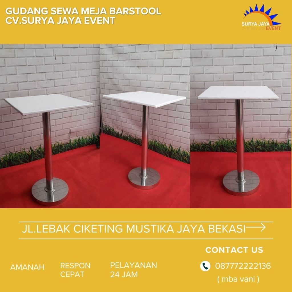 Gudang Sewa Meja Barstool Murah Kualitas Bagus Di Jakarta