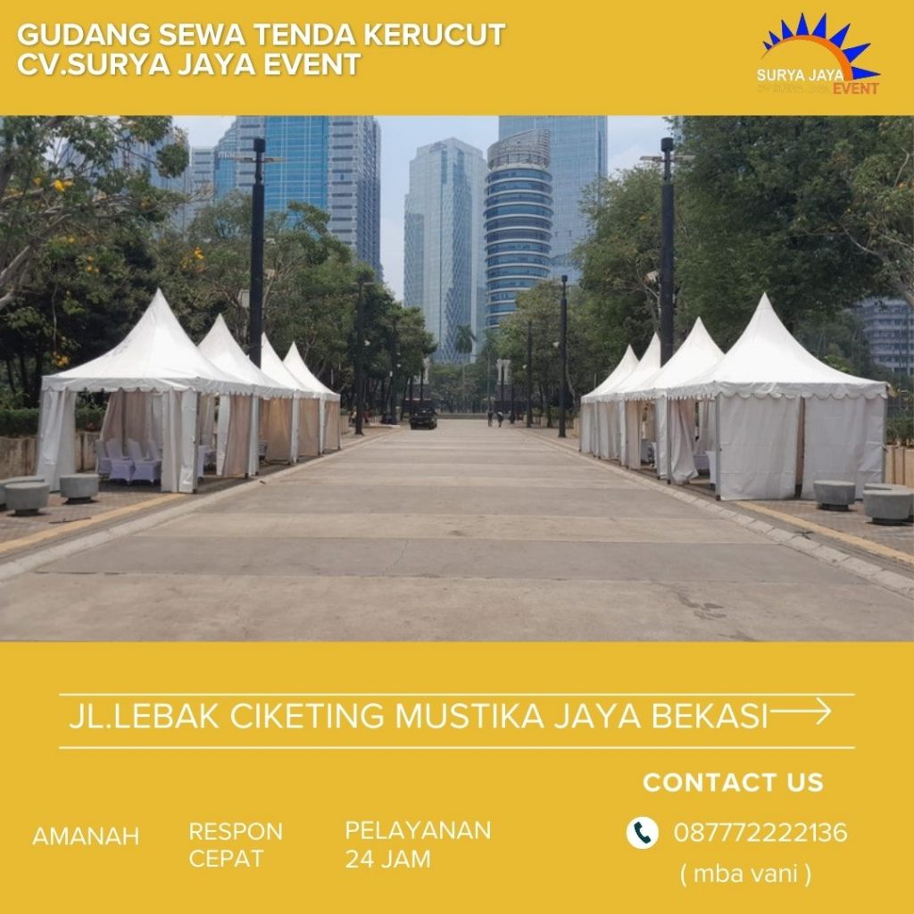 Gudang Sewa Tenda Murah Untuk Pameran 2024 Jakarta