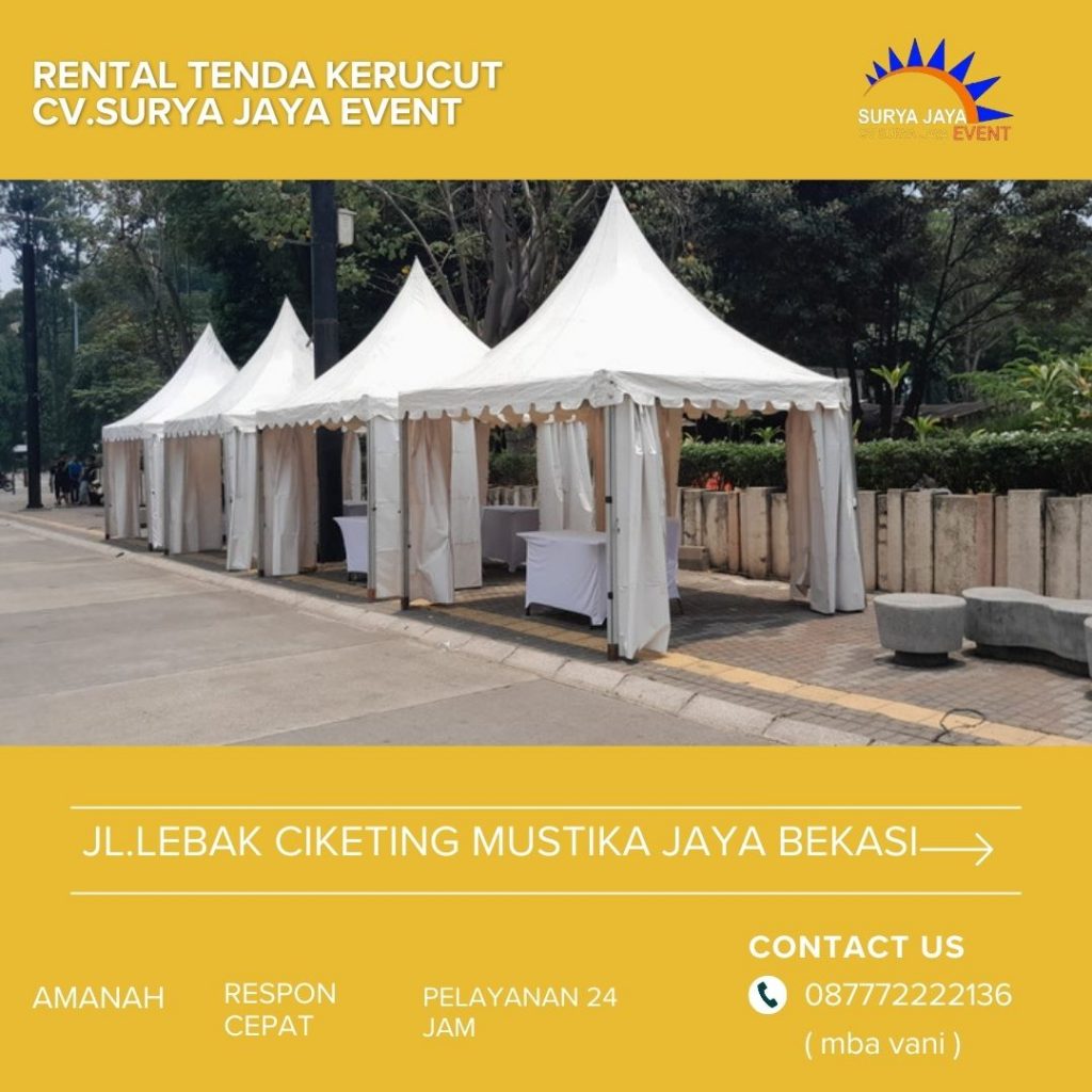 Gudang Sewa Tenda Murah Untuk Pameran 2024 Jakarta