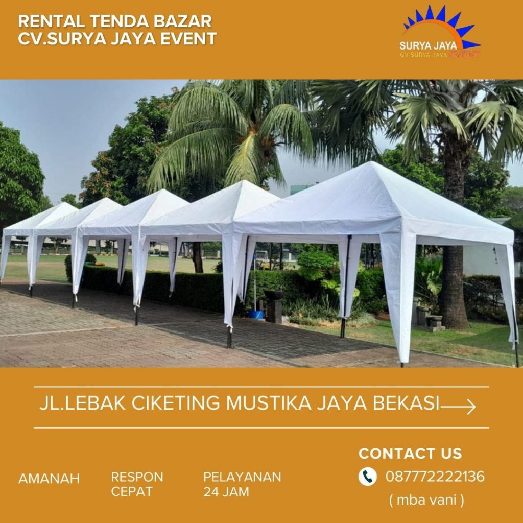 Harga Sewa Tenda Murah Promo 2024 Jakarta