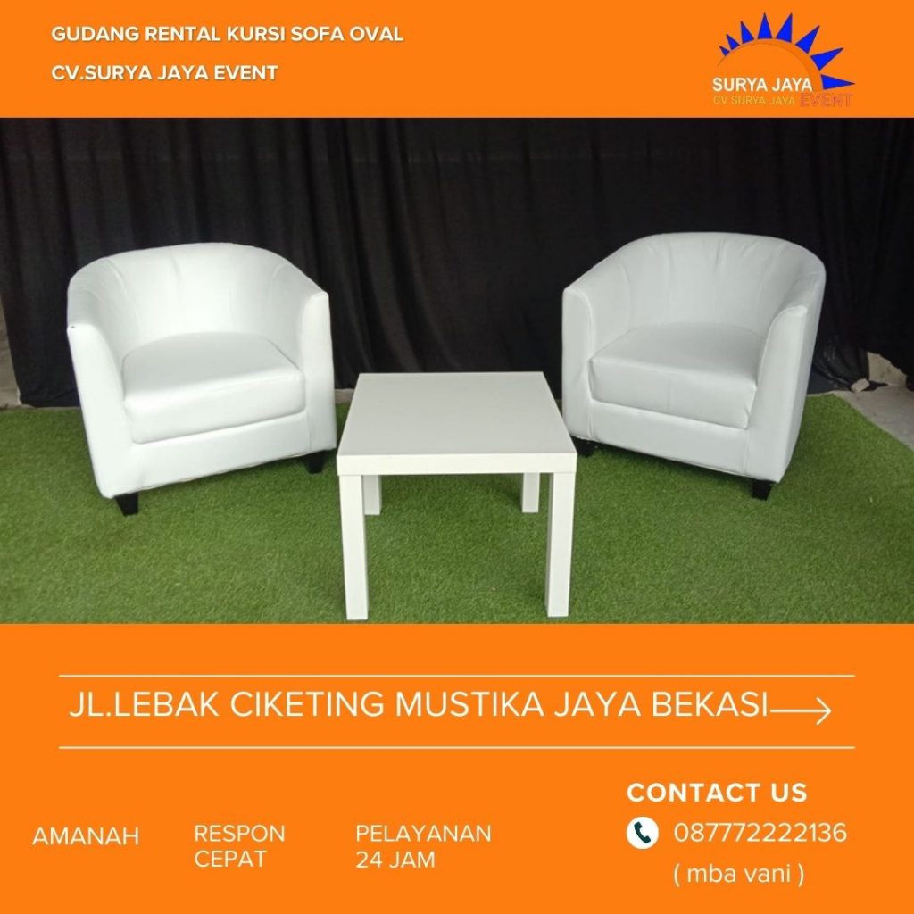 Jasa Layanan Sewa Kursi Sofa Berkualitas Bersih Terawat Bekasi Jakarta