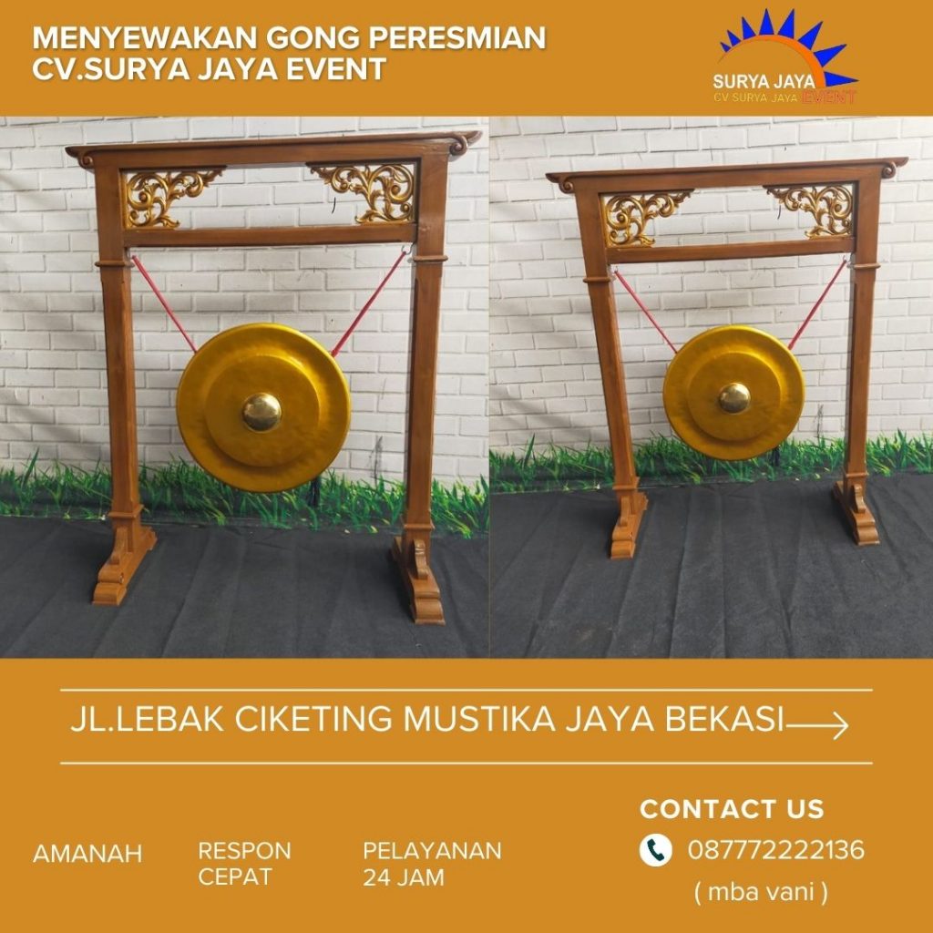 Sewa Gong Peresmian Promo Murah 2024 Jakarta