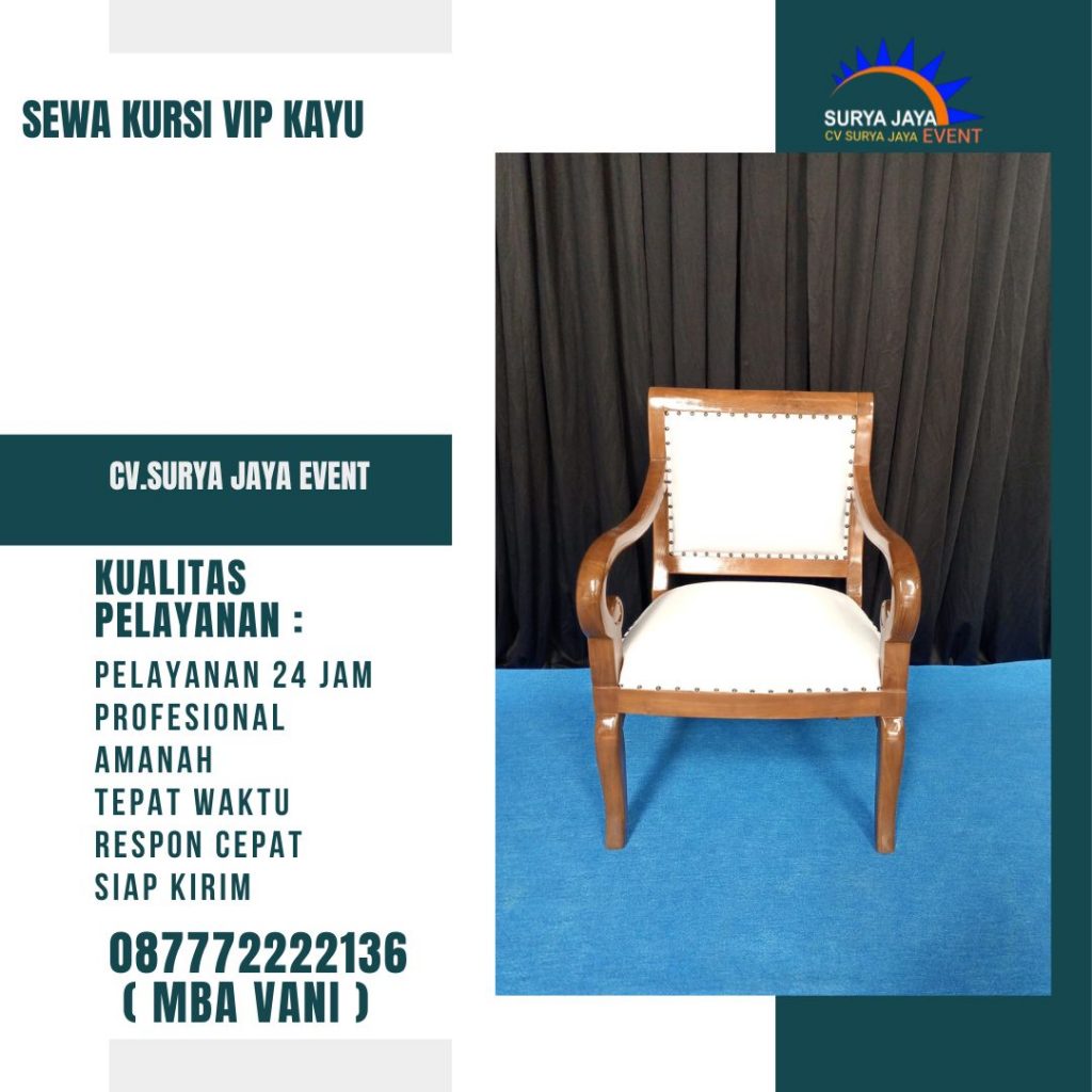 Sewa Kursi Vip Harga Terbaru 2024 Jakarta