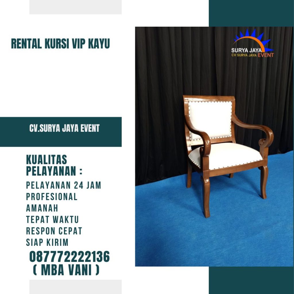 Sewa Kursi Vip Harga Terbaru 2024 Jakarta