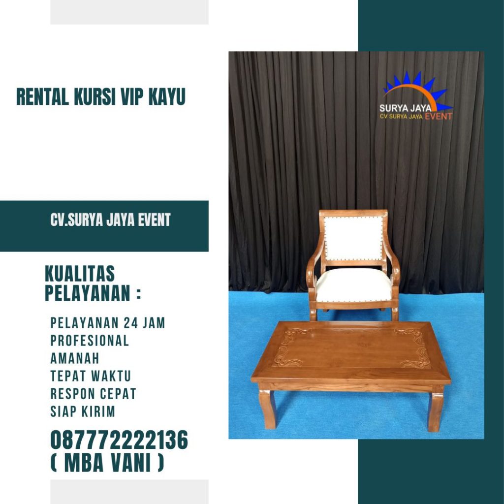 Sewa Kursi Vip Harga Terbaru 2024 Jakarta