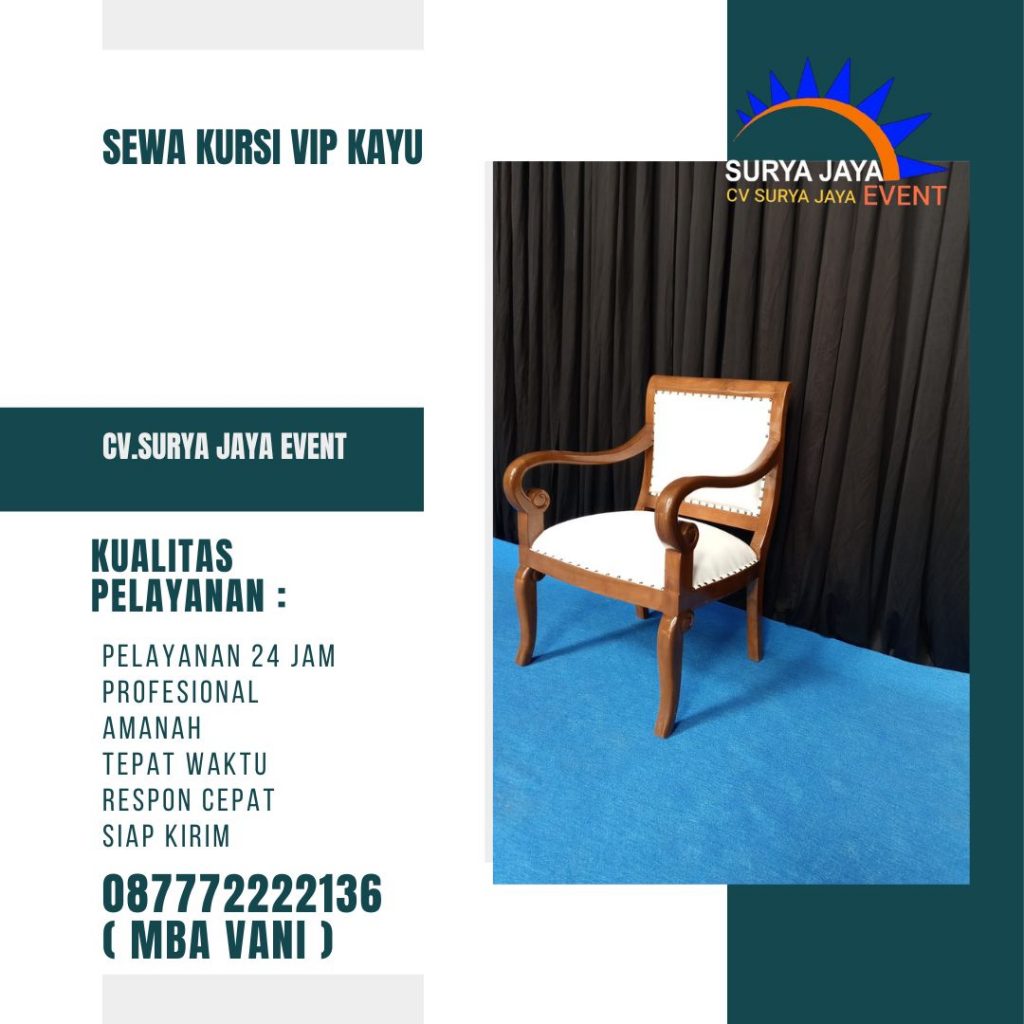 Sewa Kursi Vip Harga Terbaru 2024 Jakarta