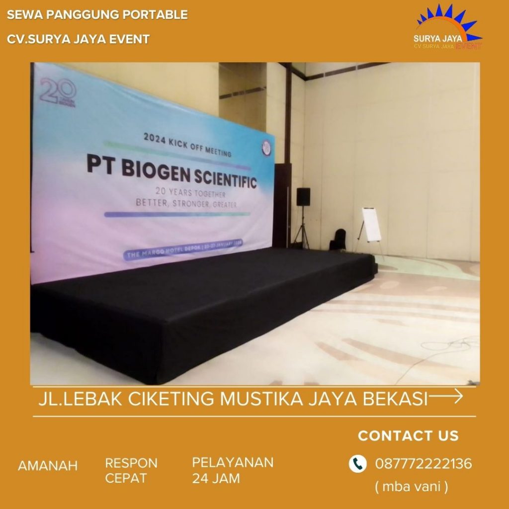 Sewa Panggung Terdekat Pelayanan 24 Jam Di Jakarta