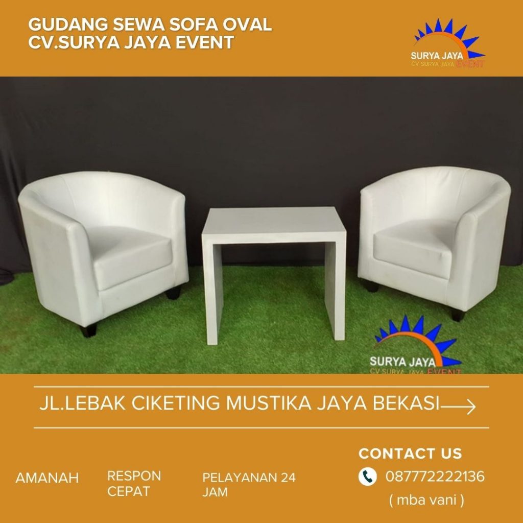 Sewa Sofa Oval Harga Terbaru 2024 Jakarta
