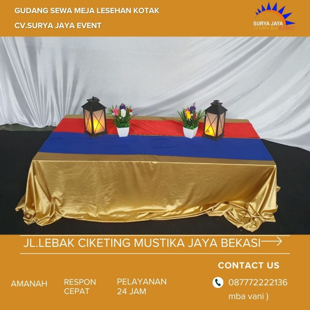 Layanan Rental Meja Lesehan Terbaik Jakarta