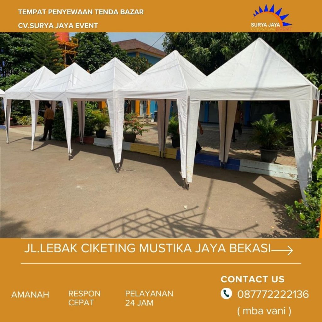 Layanan Sewa Tenda Bazar Pelayanan Tepat Waktu Jakarta
