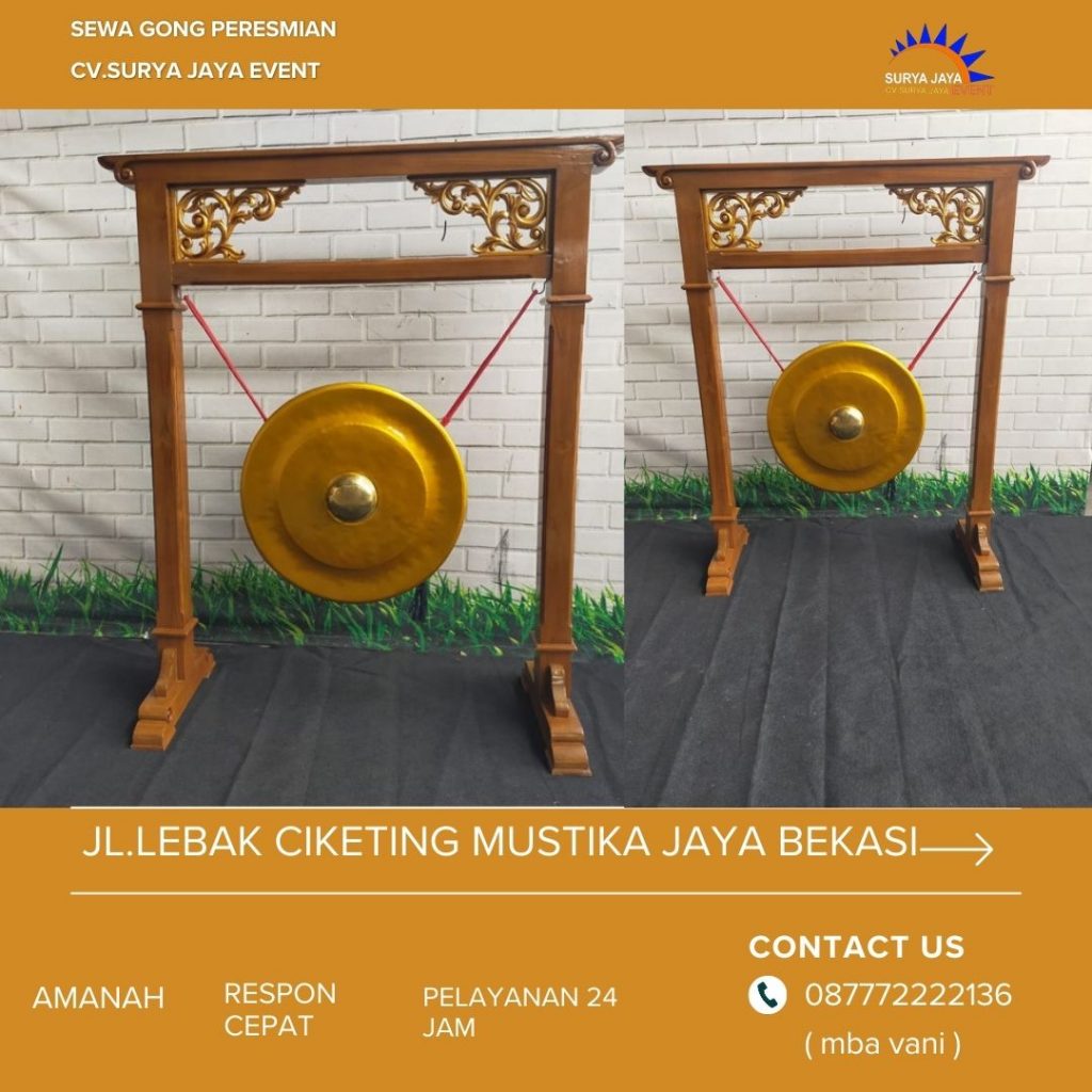 Sewa Gong Peresmian Harga Terbaru 2024 Jakarta