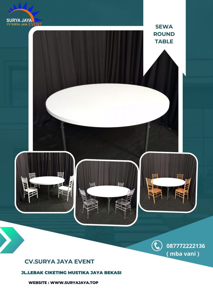 Sewa Round Table Jakarta Harga Murah Terjangkau