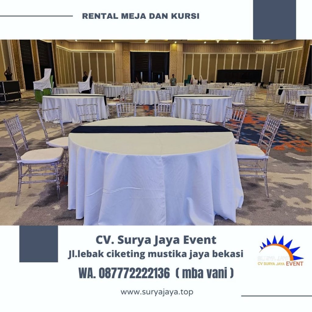 Sewa Meja Kursi Untuk Keperluan Acara Bukber Ramadhan Di Jakarta