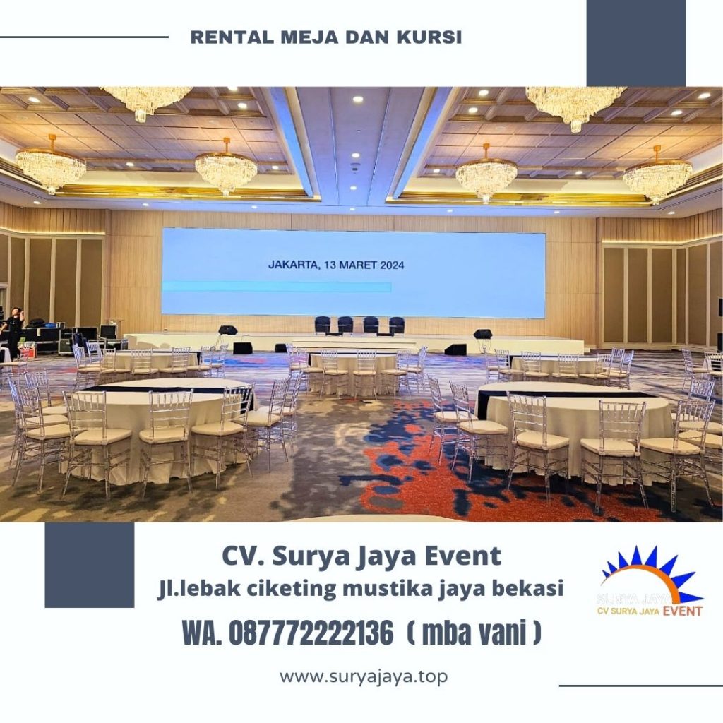 Sewa Meja Kursi Untuk Keperluan Acara Bukber Ramadhan Di Jakarta