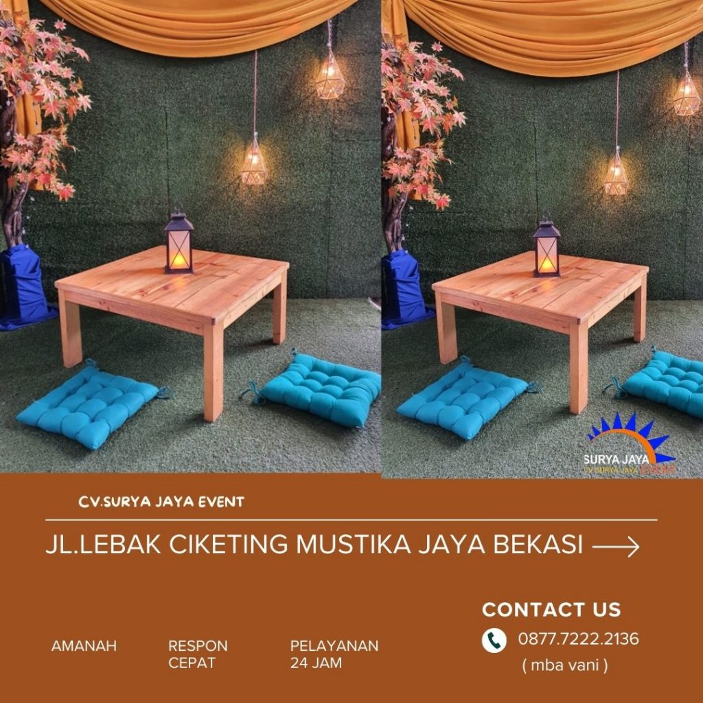 Sewa Meja Lesehan Untuk Event Bukber Ramadhan Di Jakarta
