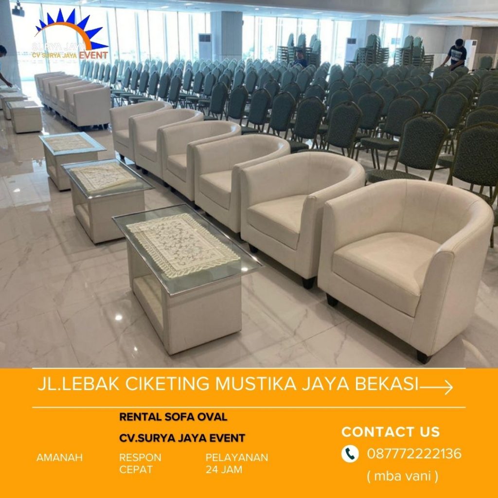 Sewa Sofa Oval Karet Semanggi Setibudi Jakarta Selatan