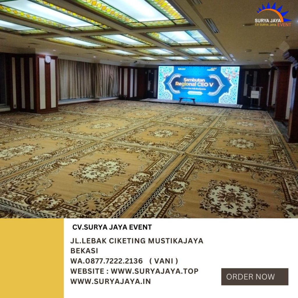 Sewa Karpet Permadani Coklat Di Senayan Kebayoran Baru Jakarta Selatan