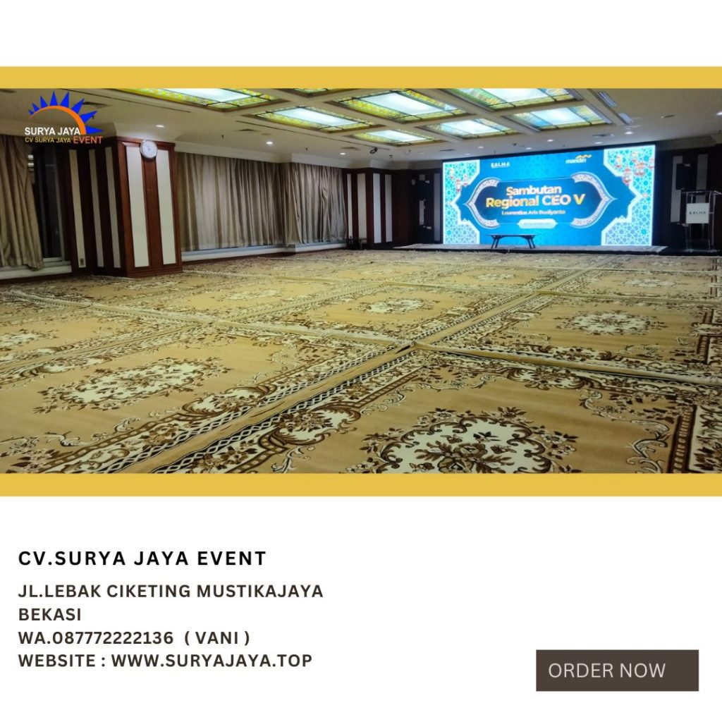 Sewa Karpet Permadani Coklat Di Senayan Kebayoran Baru Jakarta Selatan