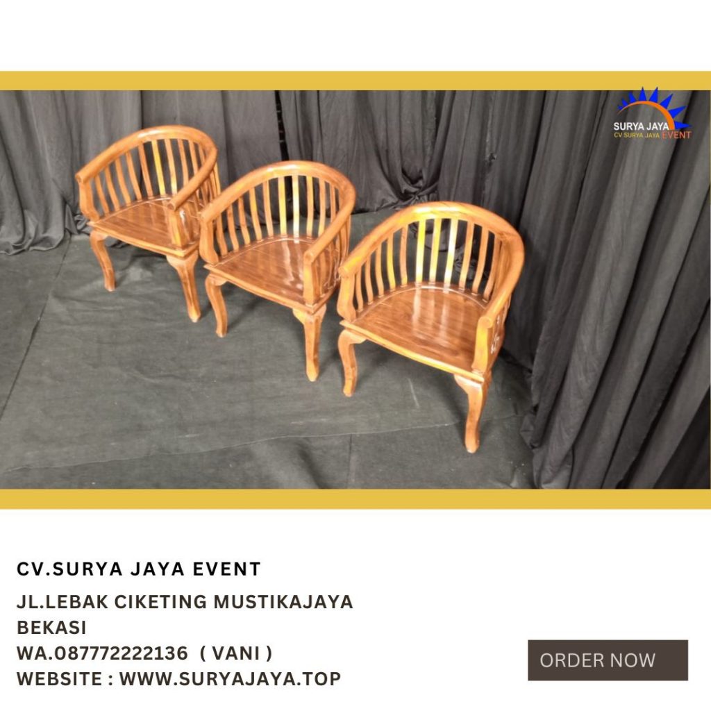 Rental Kursi Kayu Type Atau Model Betawi Jakarta