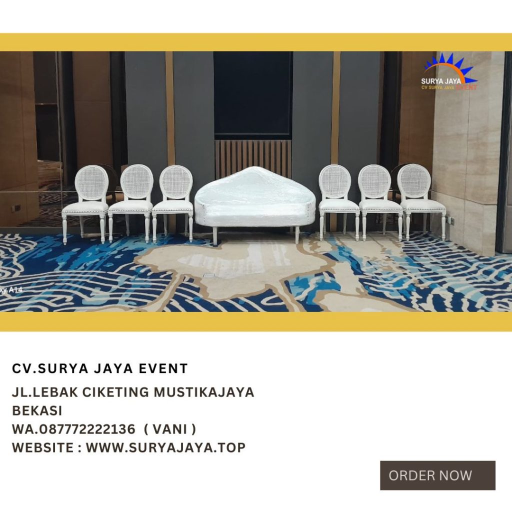 Sewa Kursi Royal Raffles Putih di Jakarta Bekasi