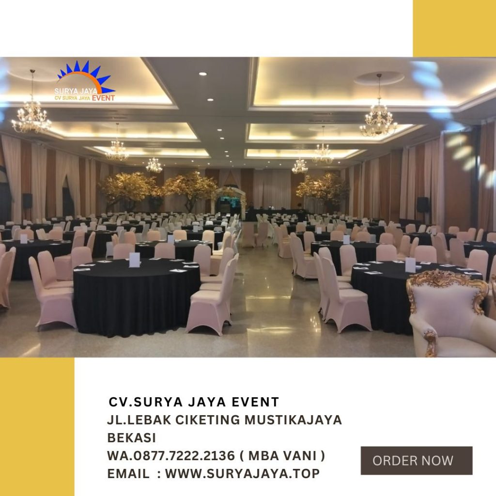 Sewa Meja Bundar Dan Kursi Futura Event Istana Nelayan Tangerang