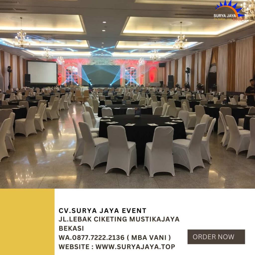 Sewa Meja Bundar Dan Kursi Futura Event Istana Nelayan Tangerang