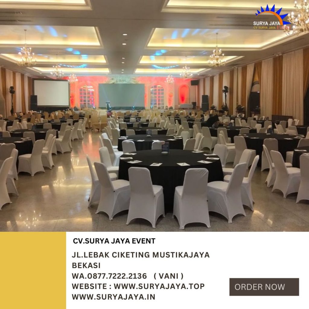 Sewa Meja Bundar Dan Kursi Futura Event Istana Nelayan Tangerang