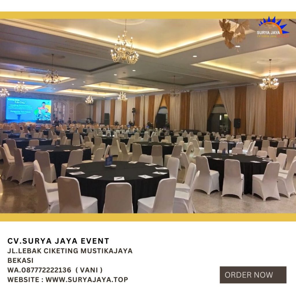 Sewa Meja Bundar Dan Kursi Futura Event Istana Nelayan Tangerang