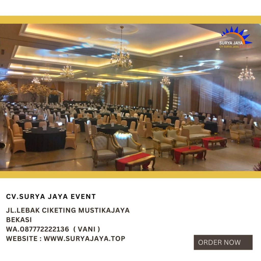 Sewa Meja Bundar Dan Kursi Futura Event Istana Nelayan Tangerang