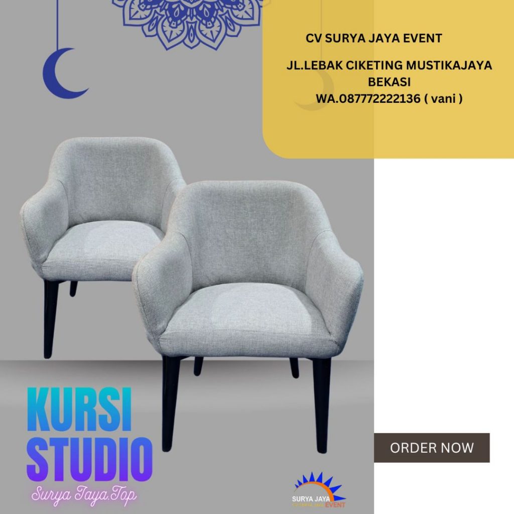 Sewa Sofa atau Kursi Studio di Jakarta