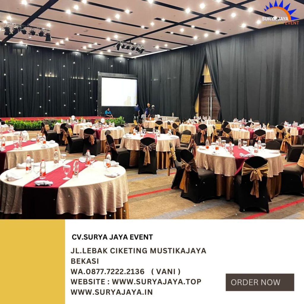 Sewa Tirai Hitam Tinggi 7m Hotel Tribrata Jakarta