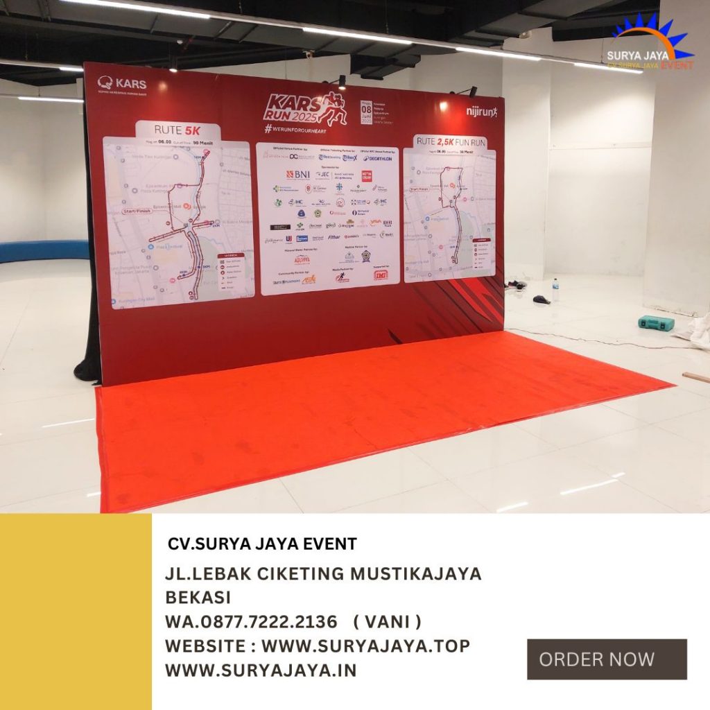 Melayani Sewa Backdrop Event Decathlon Mall Taman Anggrek Jakarta Barat